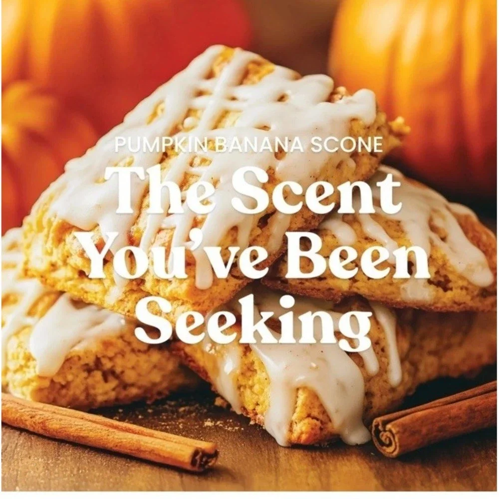 New Yankee Candle Pumpkin Banana Scone Scented Candle‎ 14.25 Oz Jar